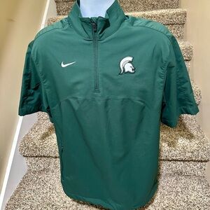 Exclusive - NIKE dri-fit *Michigan State Spartans* windbreaker golf ⛳️ jacket S